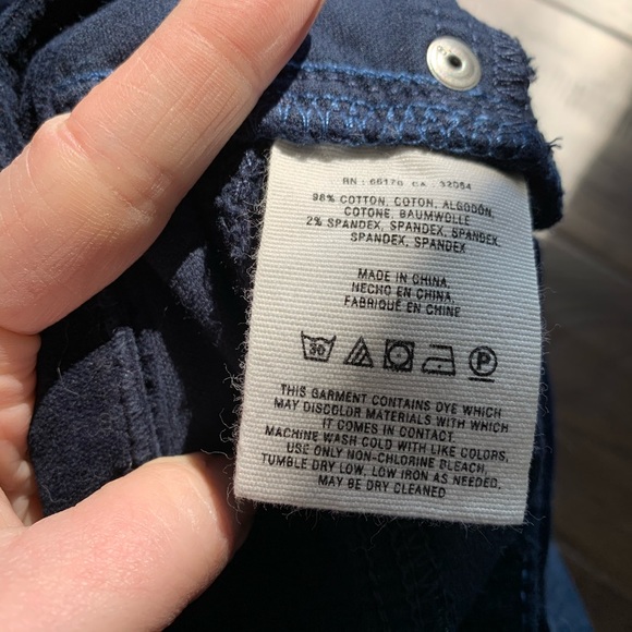 ❤️Pilcro Black Velvet Skinny Pants Serif 29x30 - Picture 9 of 9